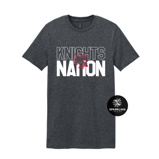 Knights Nation Tee - Dark Grey