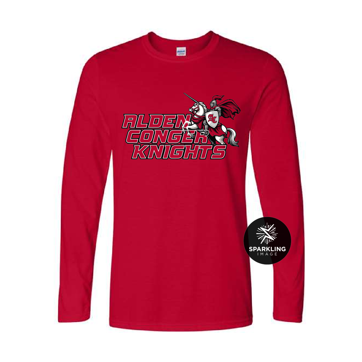 A-C Knights Long Sleeve - Red