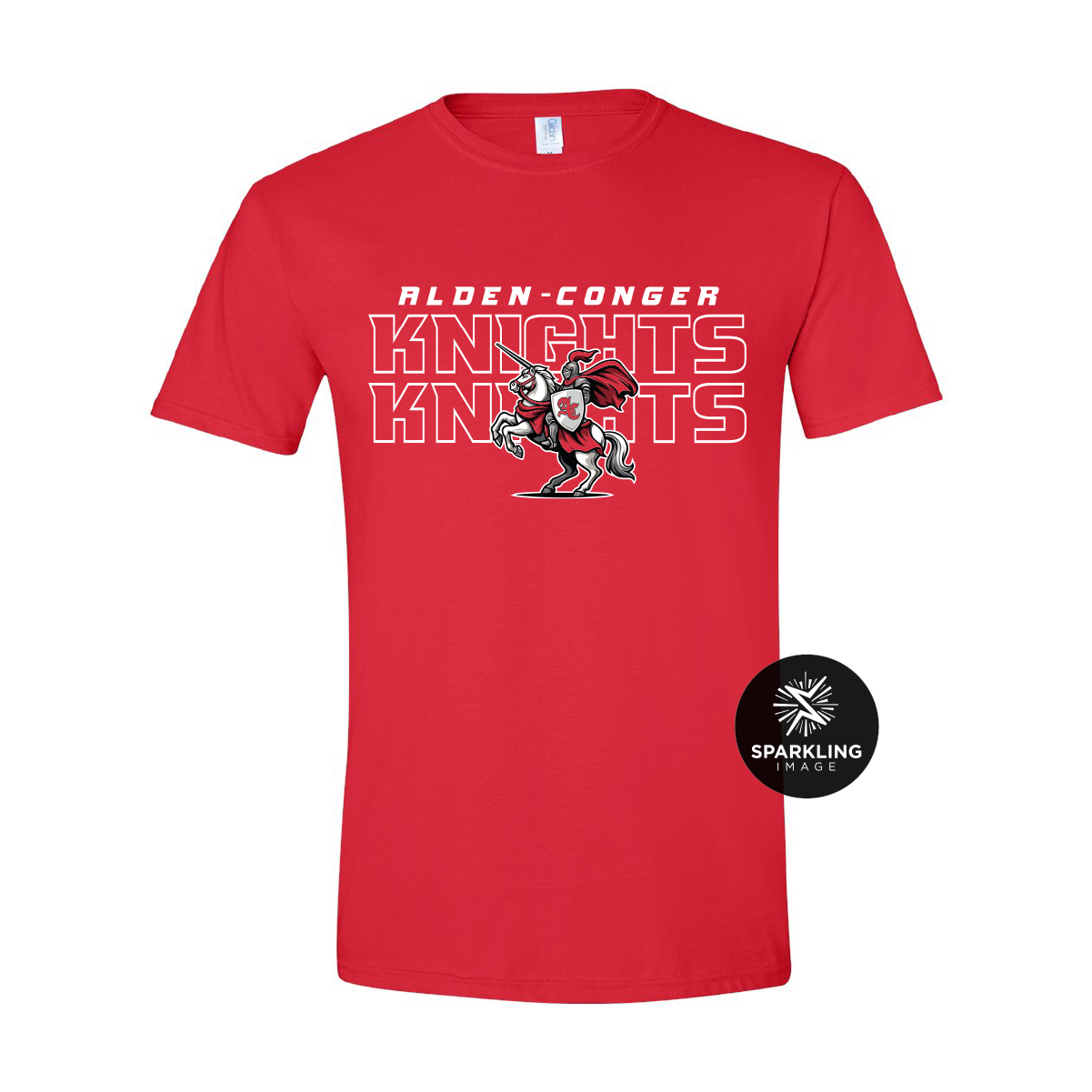 A-C Knights Tee - Red