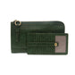 Karina Convertible Wristlet & Wallet - Emerald