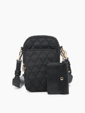 New! Quilted Parker Crossbody w/ Pouch