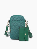 New! Quilted Parker Crossbody w/ Pouch