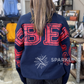 Rebels (Navy) Oversized Print Crewneck
