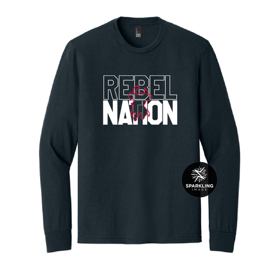 Rebel Nation Long Sleeve - Navy