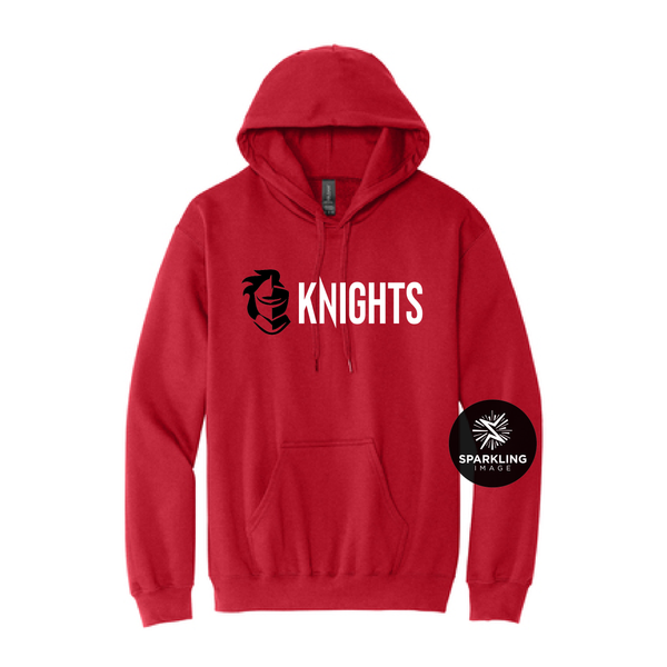 Knights - Red Softstyle Hoodie