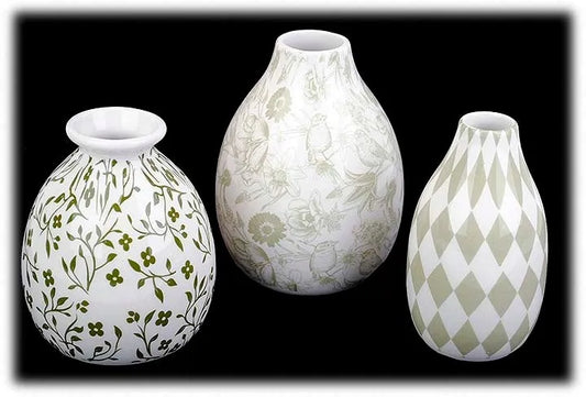 Spring Green Vases