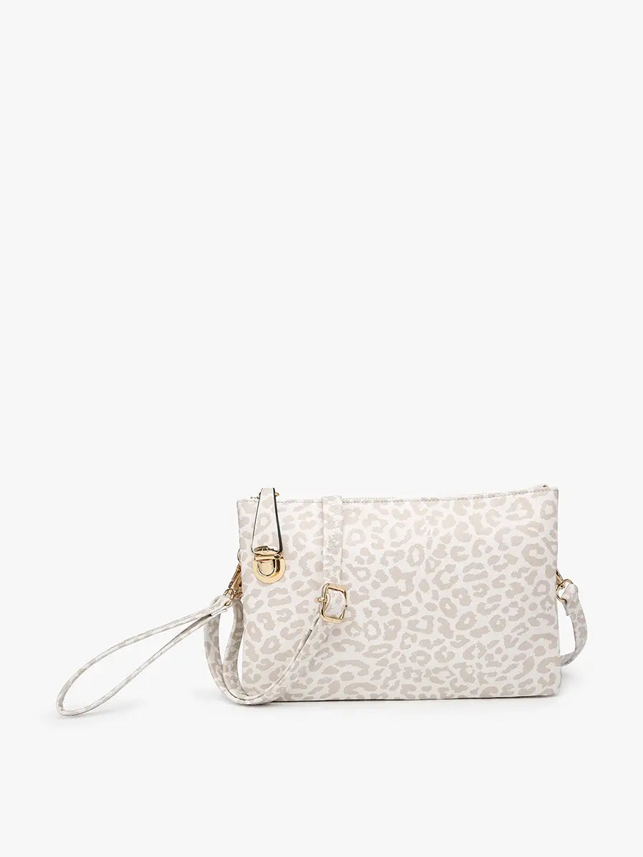 Sarah Crossbody/Clutch w/ Top Zip & Lock Closure