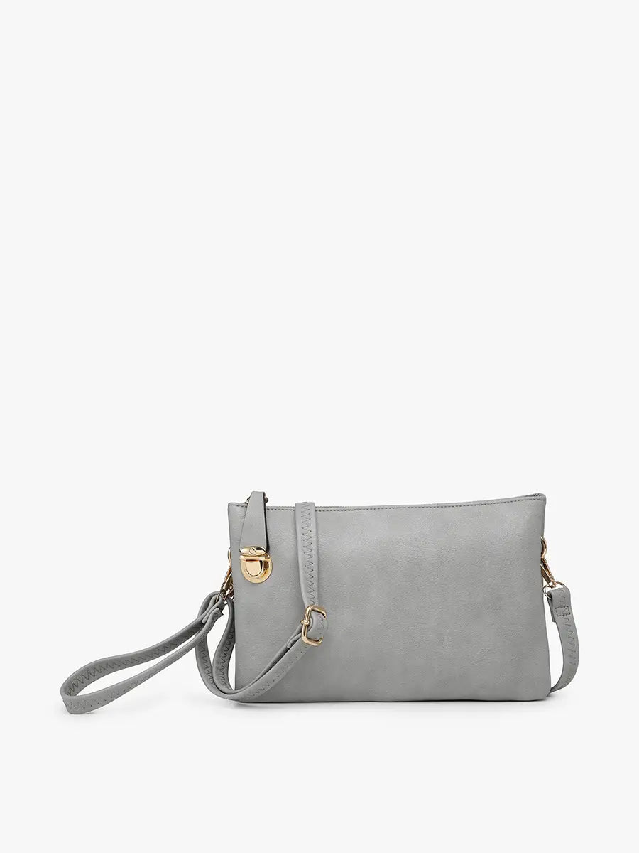 Sarah Crossbody/Clutch w/ Top Zip & Lock Closure