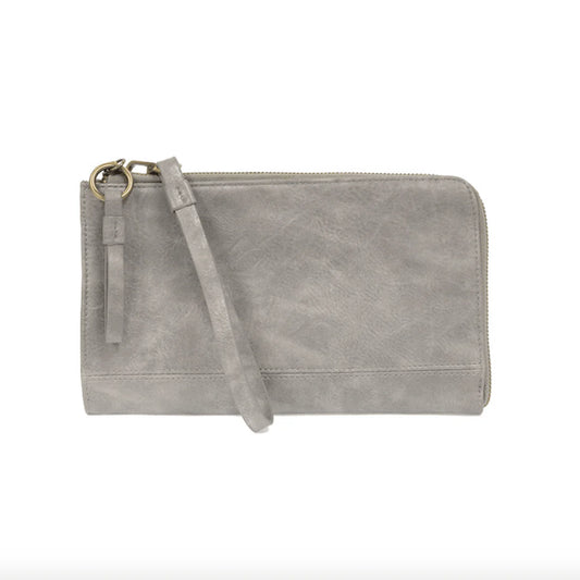 Karina Convertible Wristlet & Wallet - Grey
