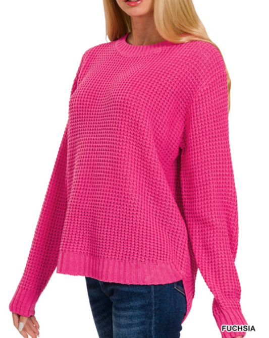 WAFFLE SWEATER (S, M, L)