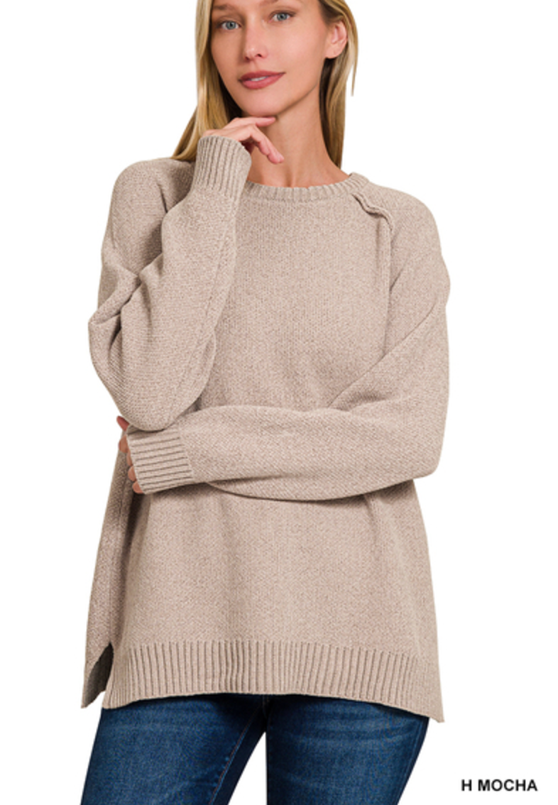 Chenille Raglan Sweater (S, M, L)