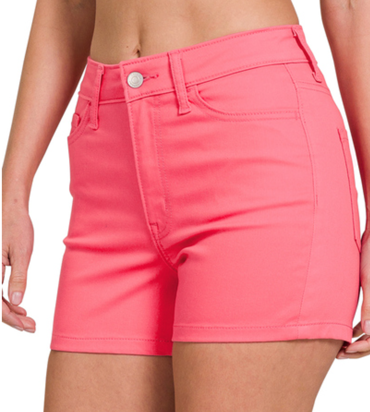 High Rise Colored Shorts