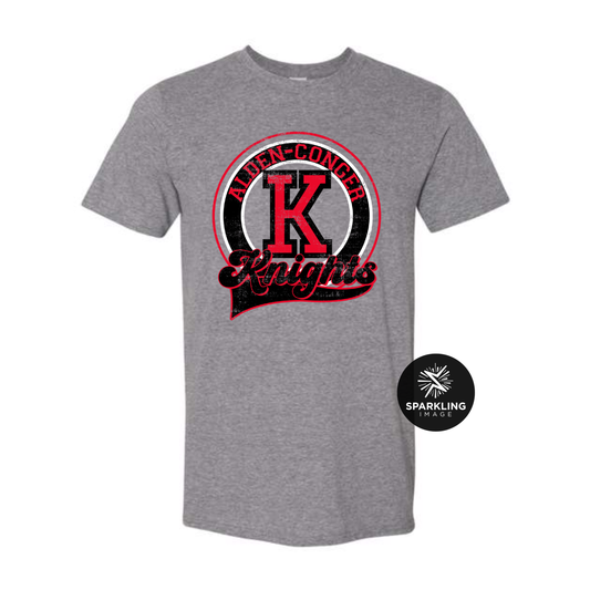 Vintage Knights Tee - Grey