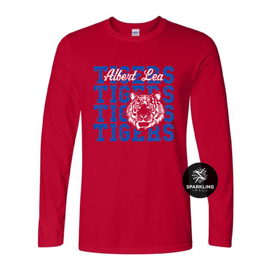 Tigers Stacked - Long Sleeve