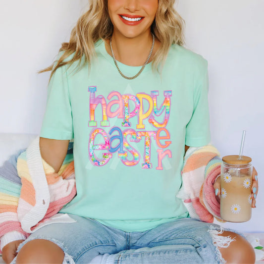 Happy Easter Tee - Tot, Youth & Adult Sizes