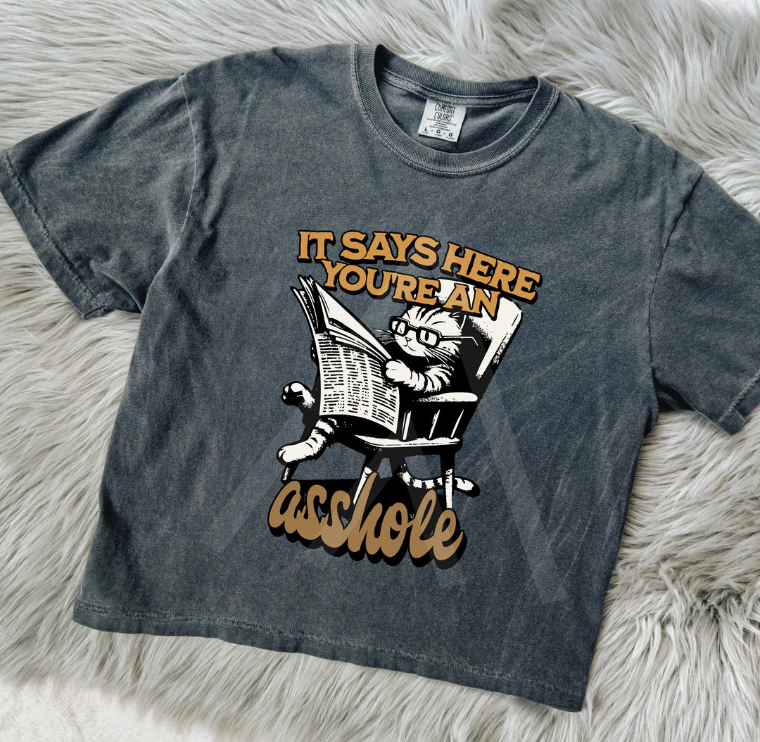 It Says Here Shirt