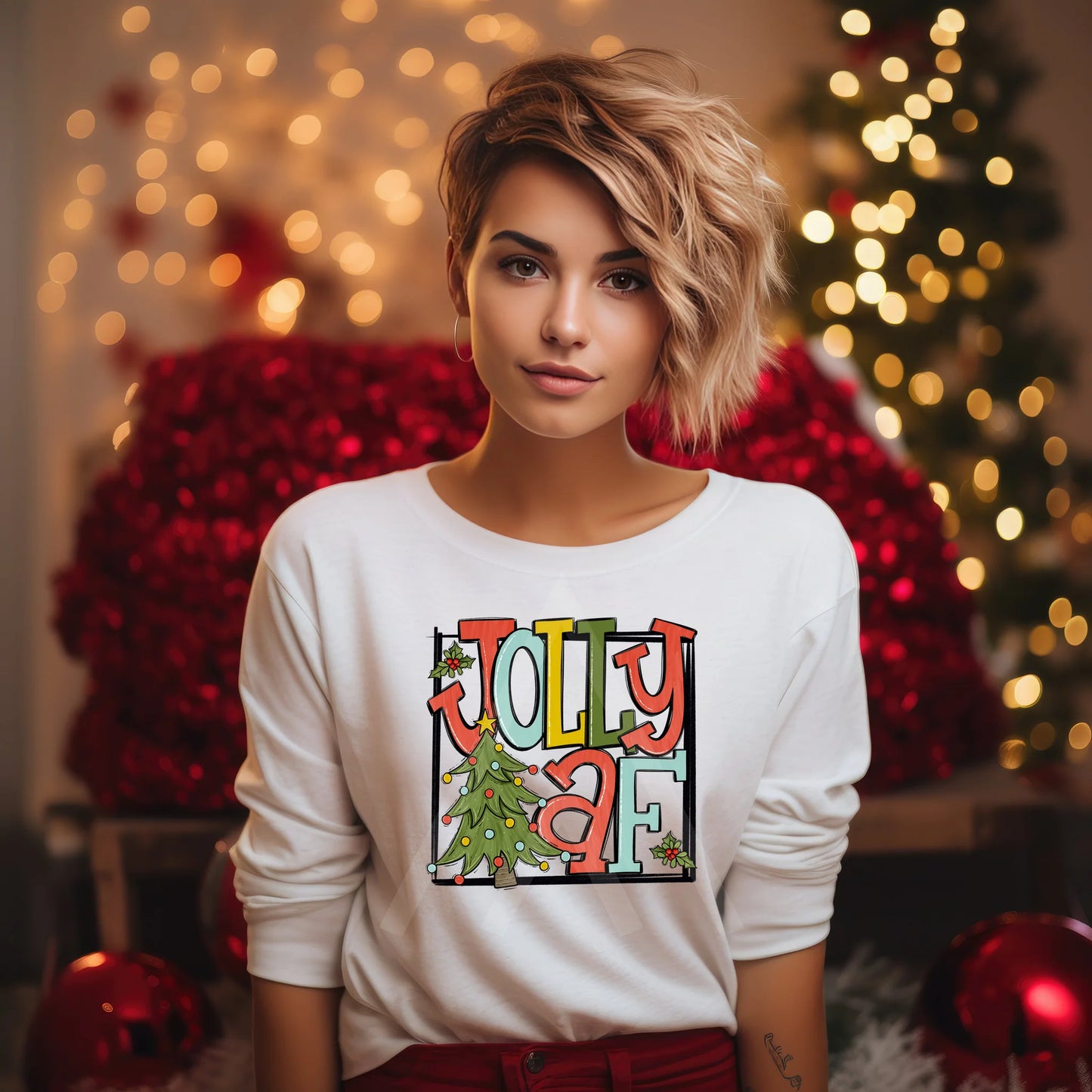 Jolly AF - Christmas Top
