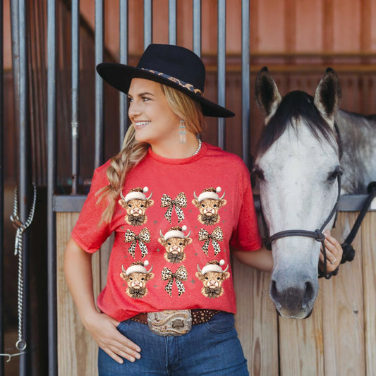 Cows & Bows - Christmas Top