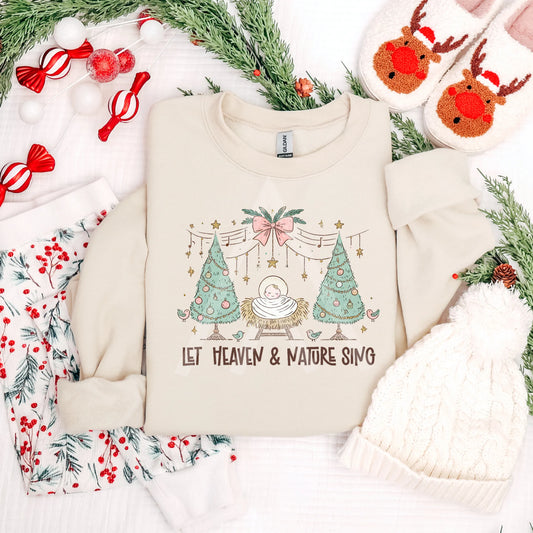 Let Heaven and Nature Singe - Christmas Top