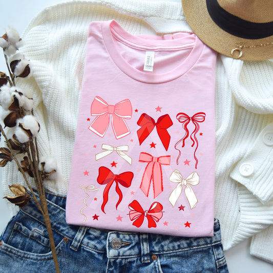 Red Bows - Holiday Top