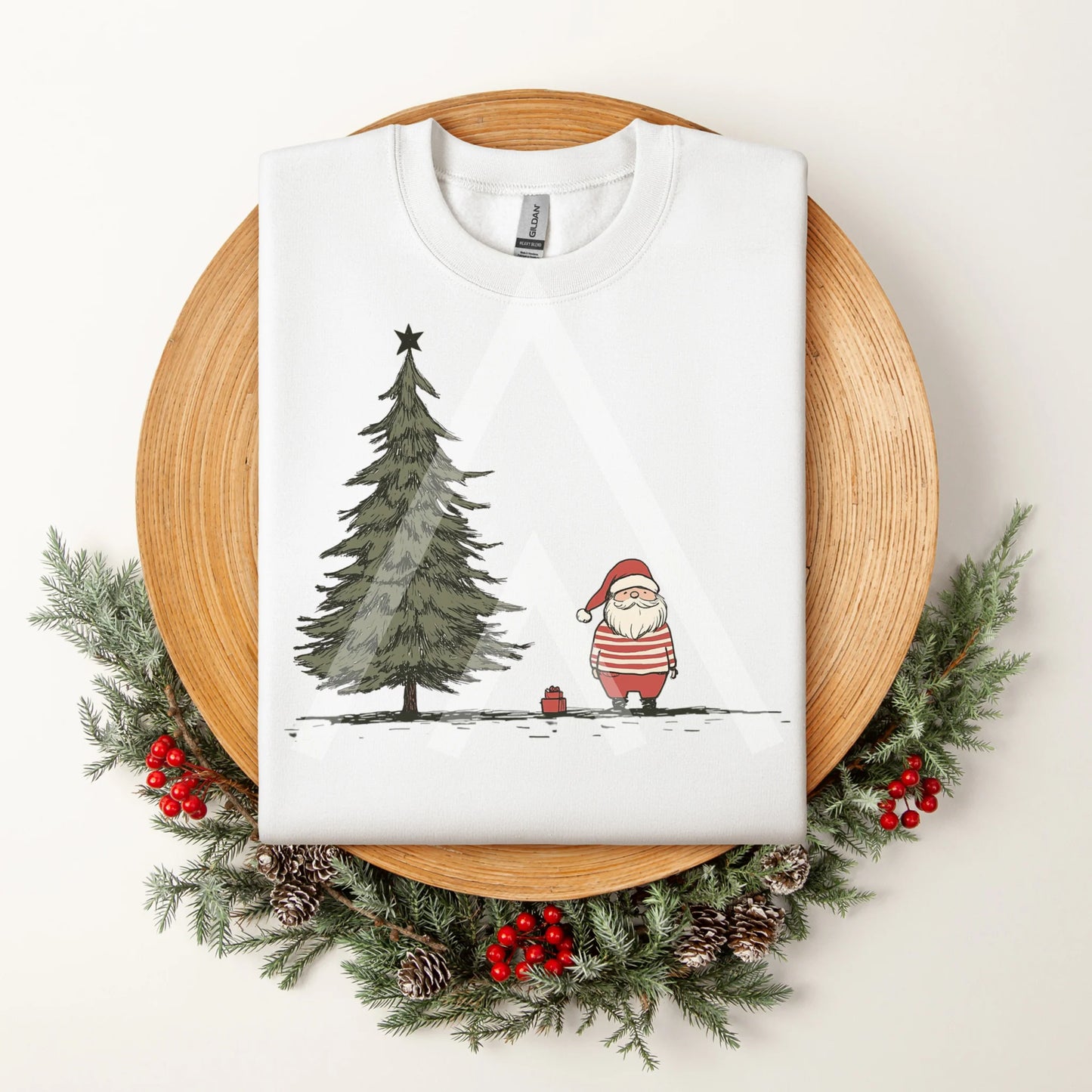 Simple Santa - Holiday Top