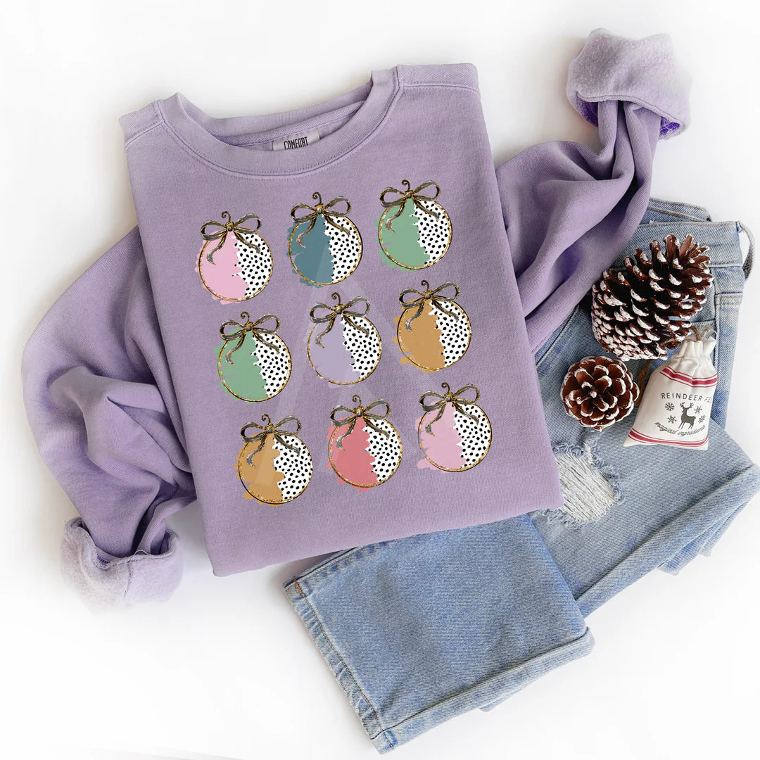 Dotty Ornaments - Christmas Top