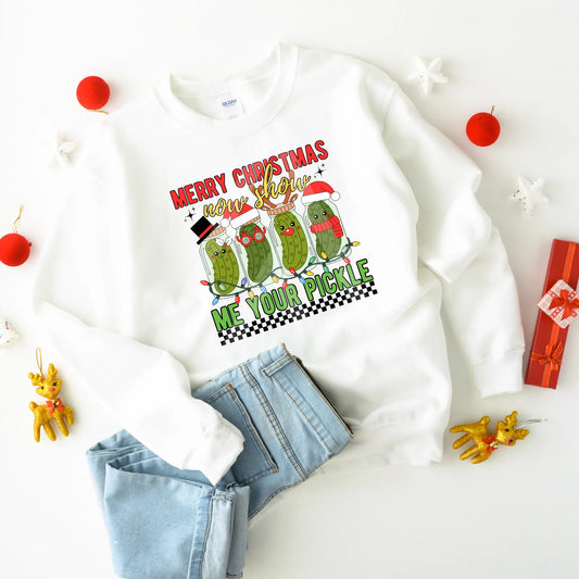 Show Me Your Pickle - Christmas Top