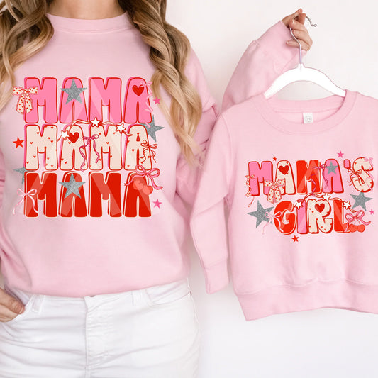 Mama & Mama's Girl Tee - Tot, Youth & Adult Sizes