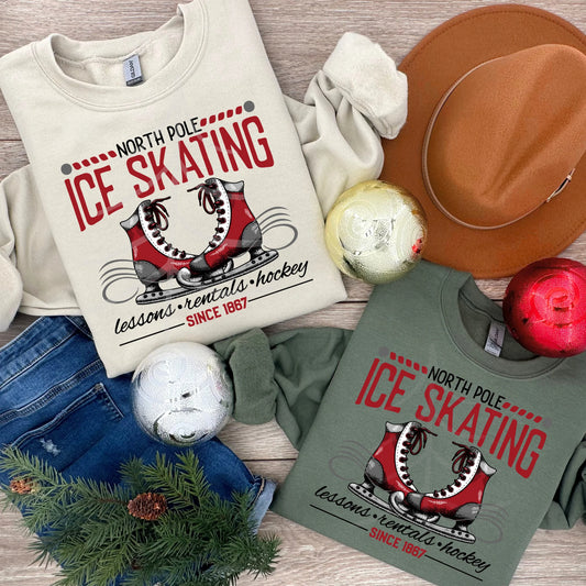 Ice Skating - Holiday Top