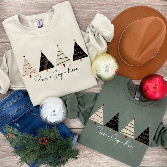 peace joy love- Holiday Top