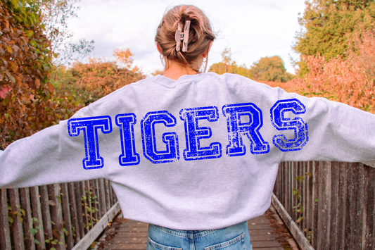 Tigers Oversized Crewneck Sweatshirt - Youth & Adult (pre-order)