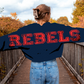 Rebels (Navy) Oversized Print Crewneck