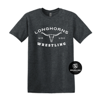 Longhorns Tee - Dark Charcoal