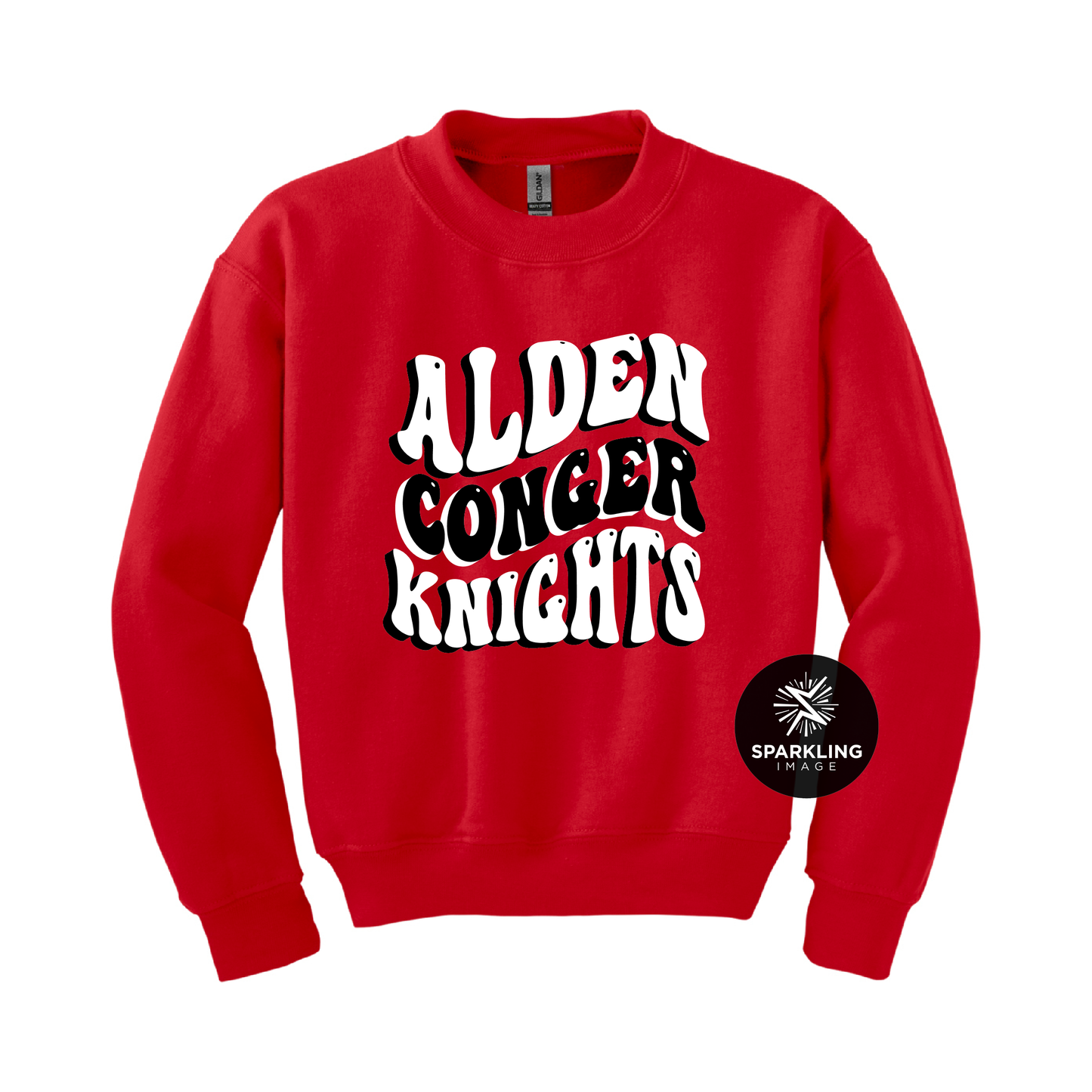 Groovy Knights - Youth Crewneck (YL, YXL)