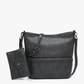 Whipstitch Hobo Bag w/ Wristlet