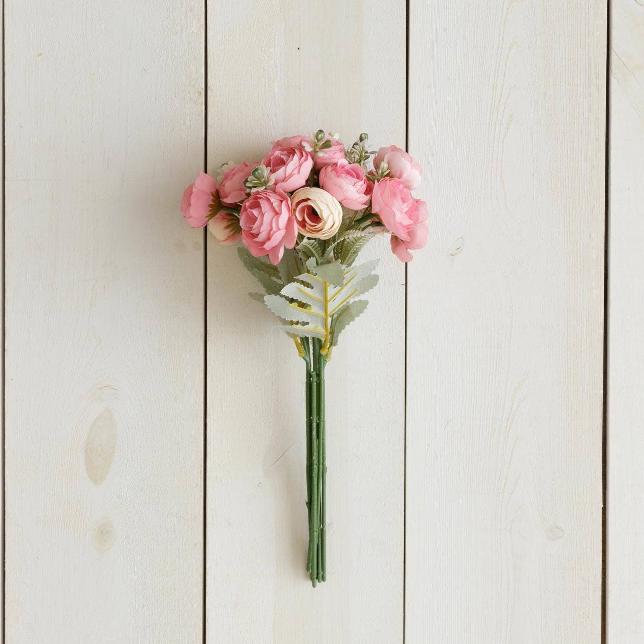 Bouquet - Mini Pink And Cream Ranunculus