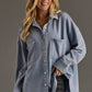 Lt. Blue Super Soft Button Up