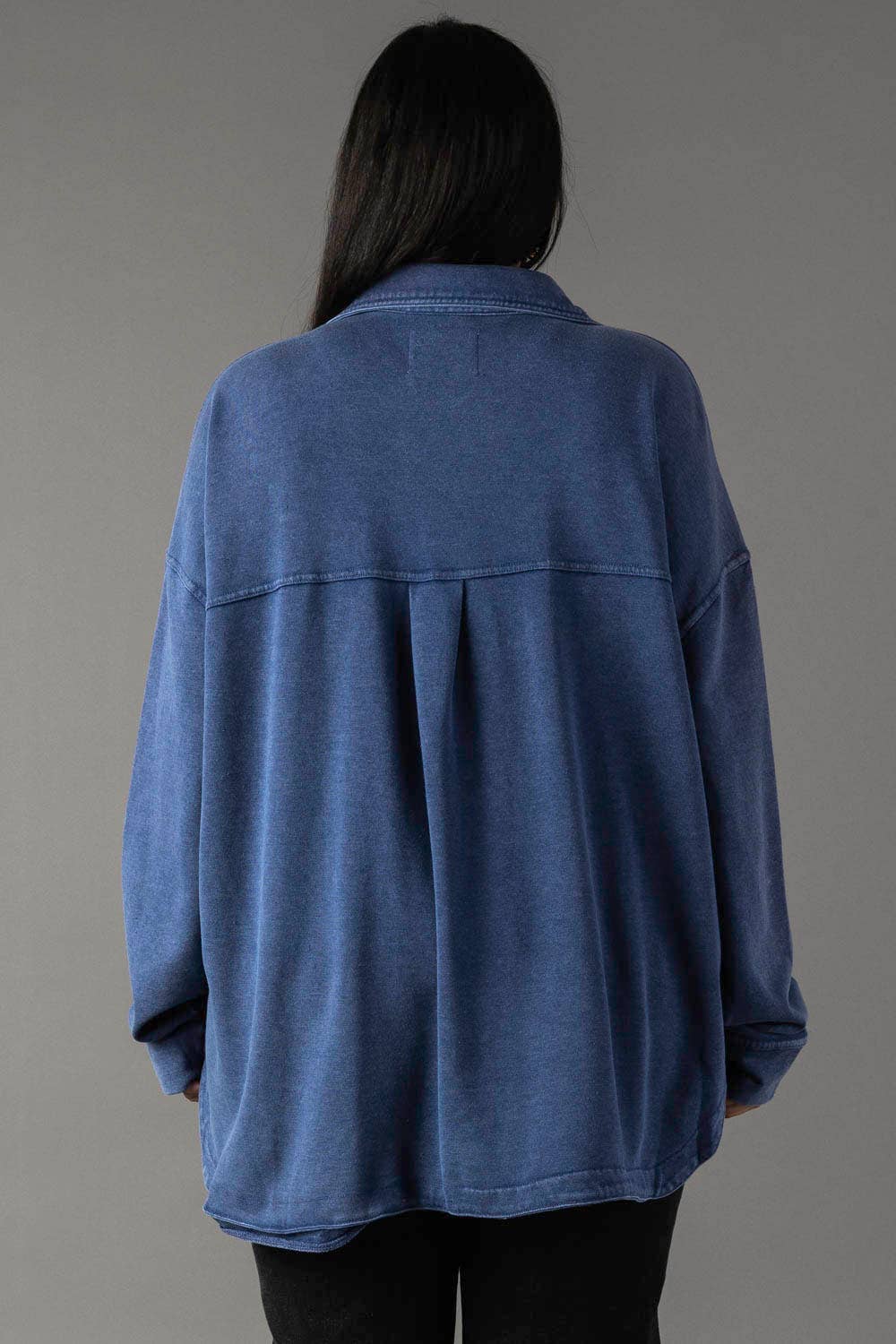 XXL Dk. Blue Super Soft Button Up
