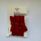 Nylon Bow Slick Back Hair Ties