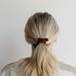 Nylon Bow Slick Back Hair Ties