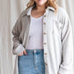 Waffle Knit Button Shirt - Plus Top (3X)