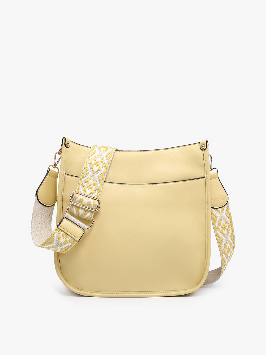 Yellow Chloe Crossbody with Guitar Strap