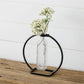 Stem Vase With Metal Stand, Lg