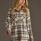 Lt. Gray & Charcoal Plaid Button Up