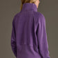 Dk. Purple Quarter Zip Sweatshirt