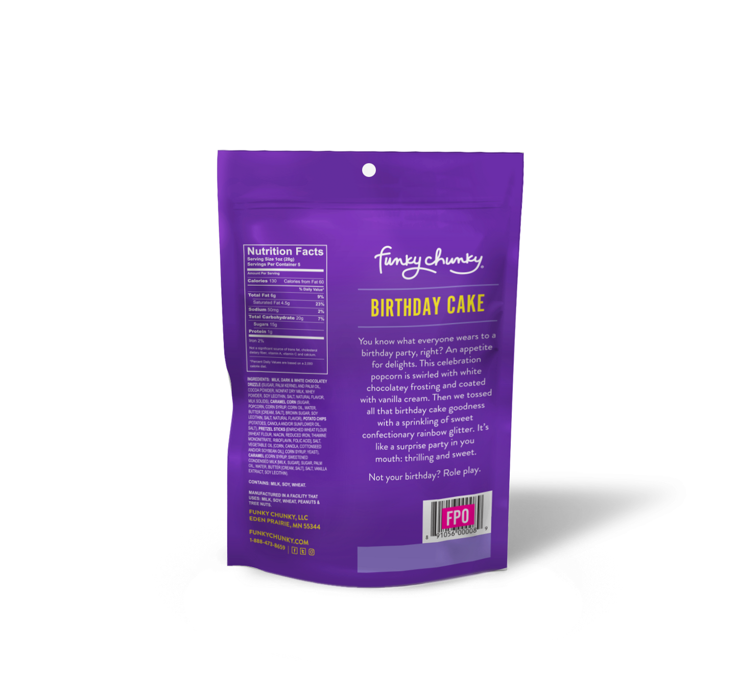 Birthday Cake | Caramel Popcorn | 5-ounce Bags