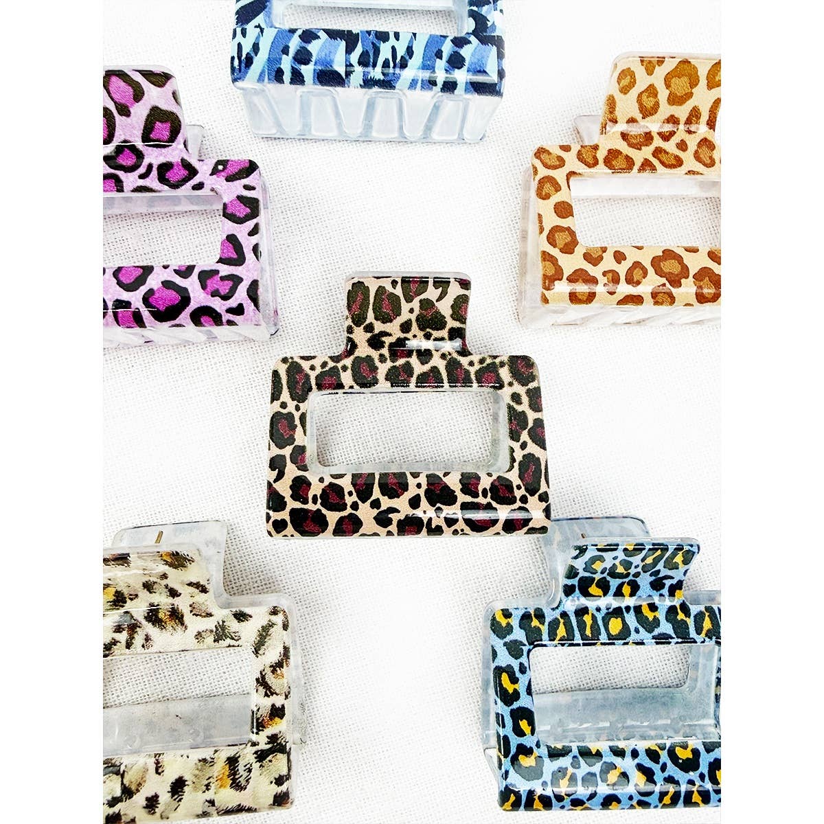 Leopard Claw Clip - Medium