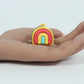 Rainbow Click Fidget Keychain (Silent or Loud)