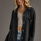Black Super Soft Button Up