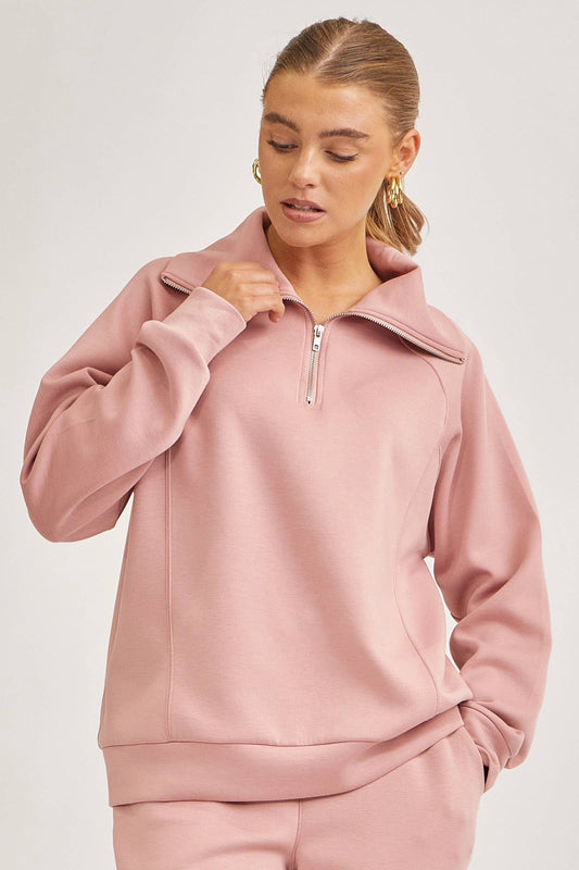 Quarter Zip Pullover + Joggers